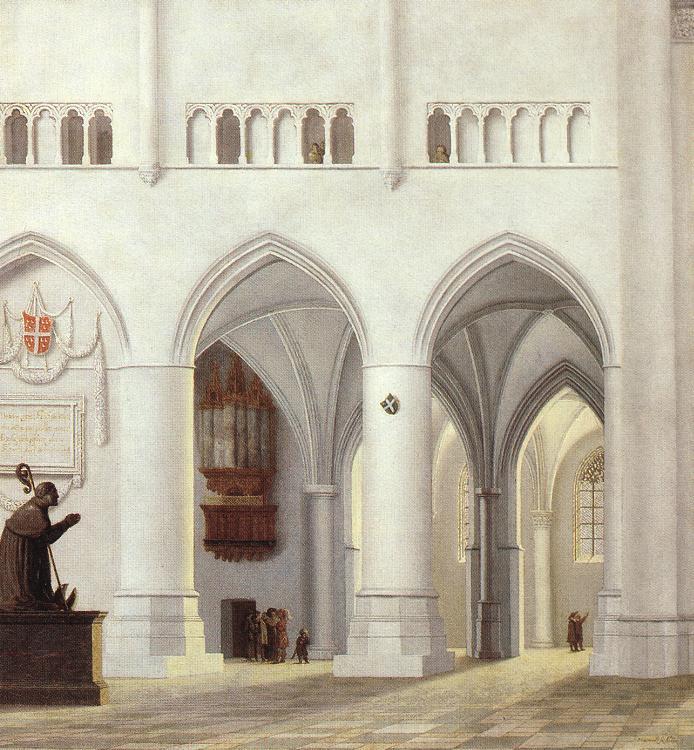 Pieter Jansz Saenredam Interior of the Church of St Bavo at Haarlem oil painting picture
